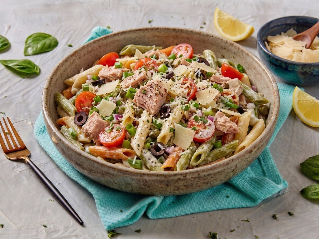 Salată de paste cu ton