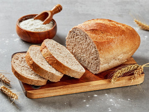 Pâine cu făină integrală și maia