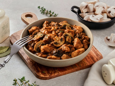 Tocăniță de porc cu ciuperci